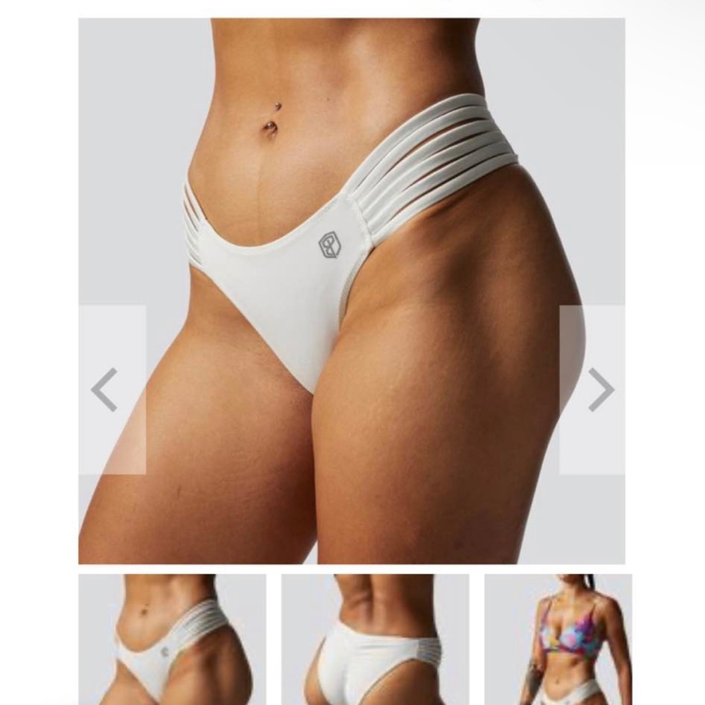 COPY - Born primitive white bikini, NWOT on bikini bottom, NWOT top